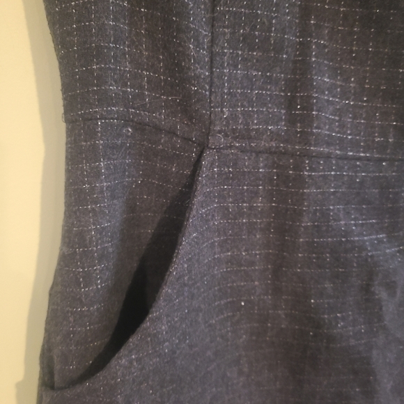 Gap Gray / Shimmer Wool Dress with Pockets - Small (Like Medium) - Picture 2 of 7